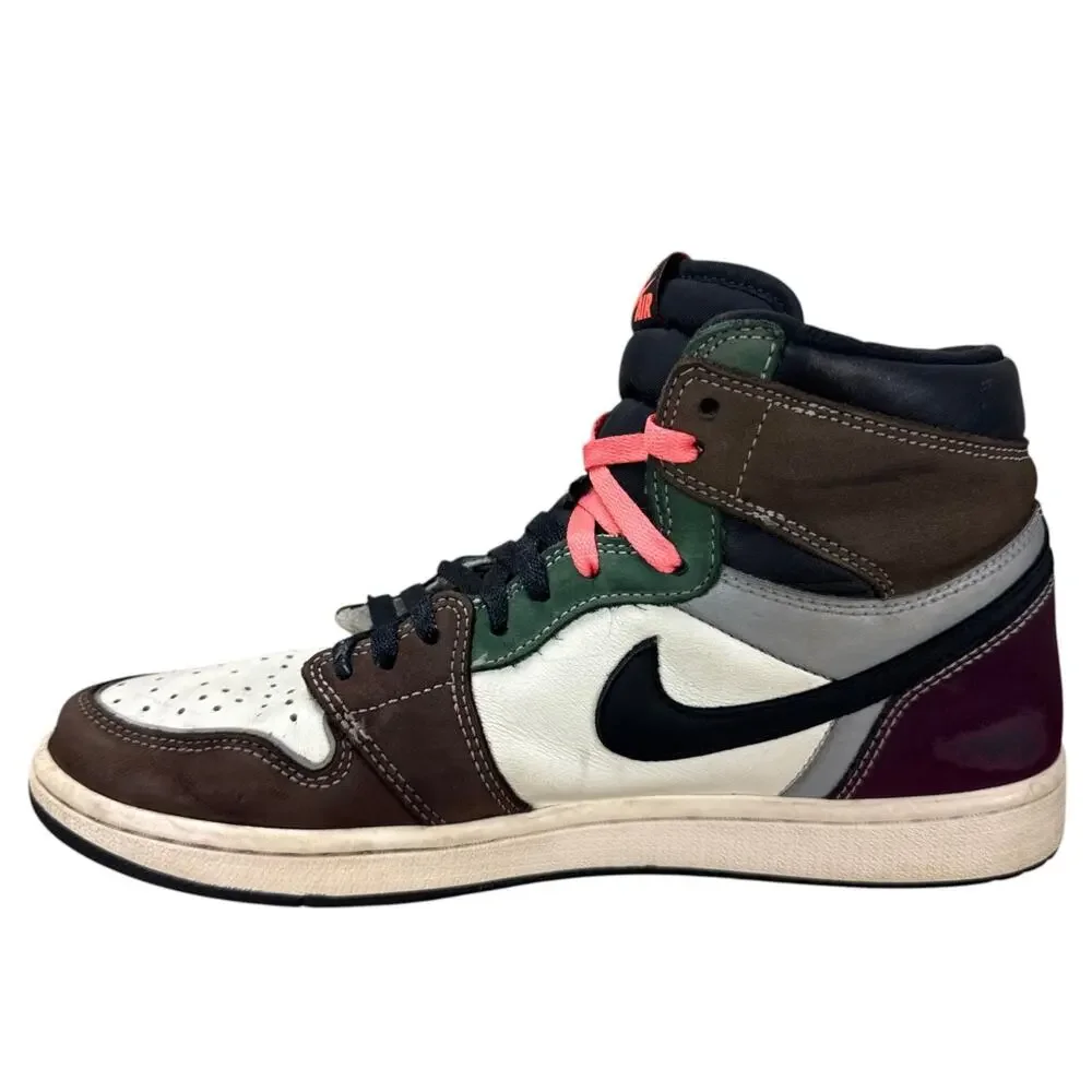 Nike Air Jordan 1 High OG Hand Crafted Size 10 Brown Green Multi DH3097-001